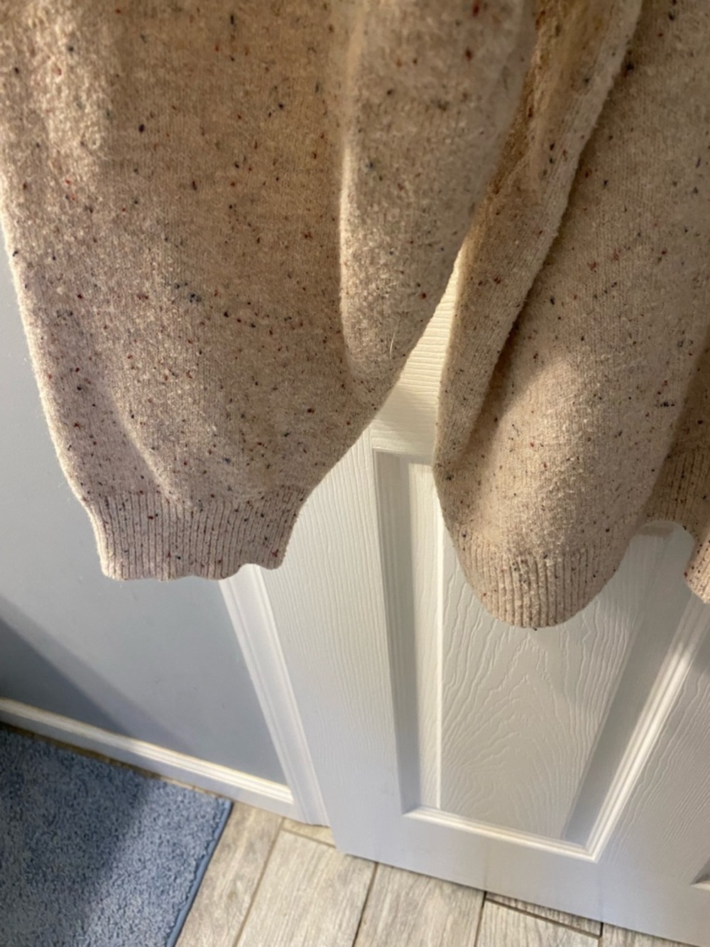 Treasure & Bond Neutral Speckled Beige Crewneck Sweater - Picture 6 of 6